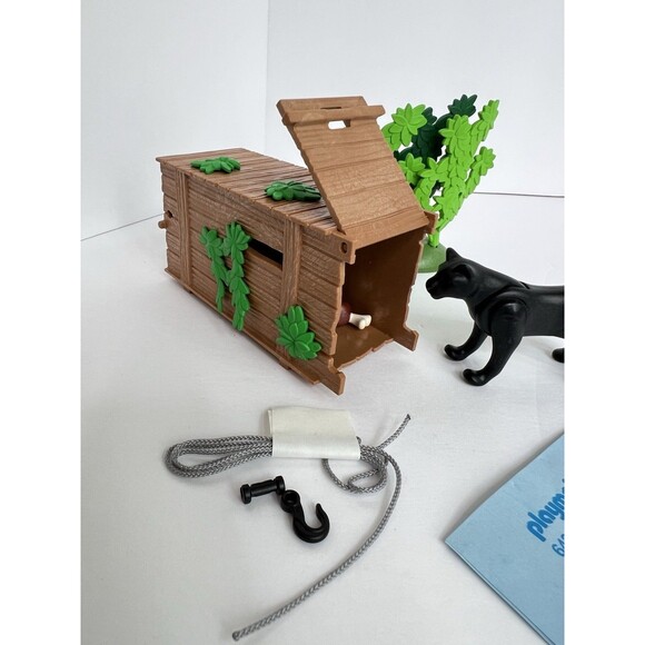 Playmobil 6422 Panther With Transportion Box Crate Complete Zoo Rescue Safari - Picture 3 of 4